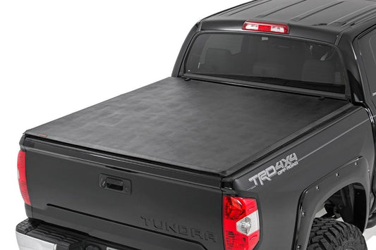 Soft Tri-Fold Bed Cover | 5'7" Bed | No OE Rail | Toyota Tundra (07-24)