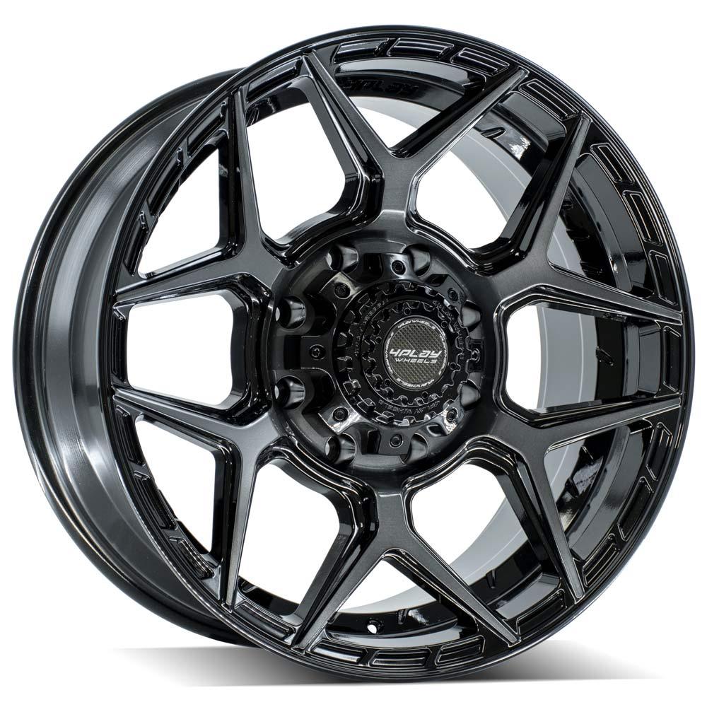 4PLAY Gen3 4P06 20x9 8x180mm +0et in Brushed Black