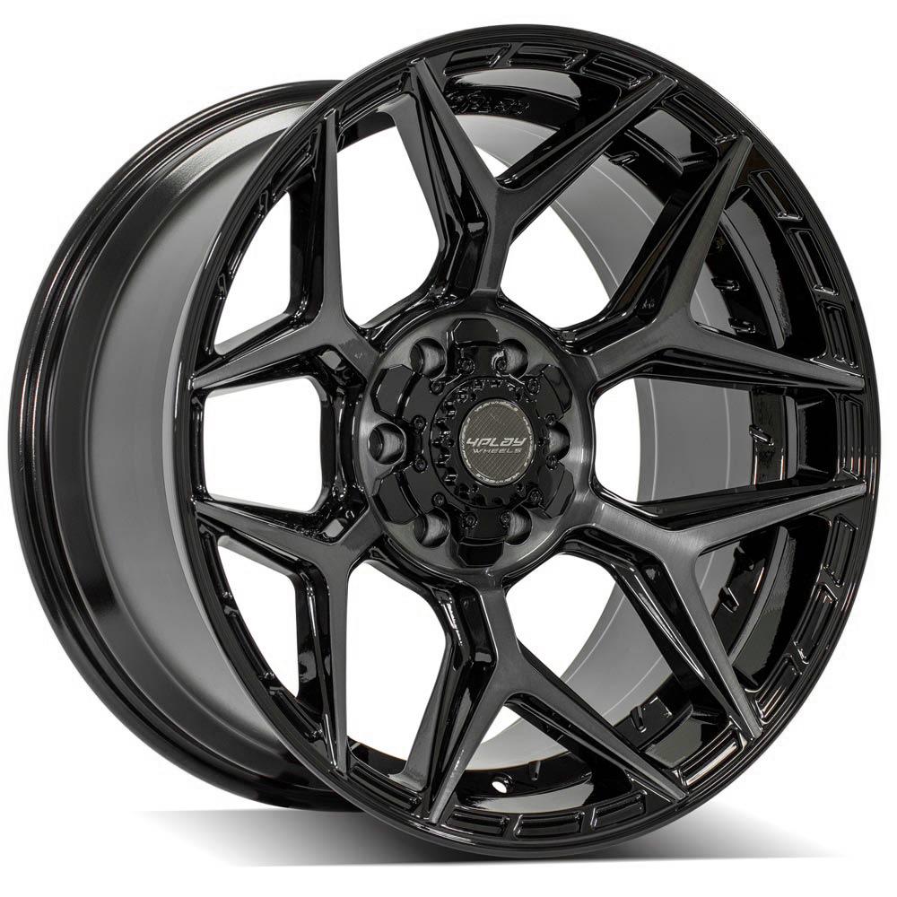 4PLAY Gen3 4P06 20x10 6x135mm & 6x5.5" -18et in Brushed Black