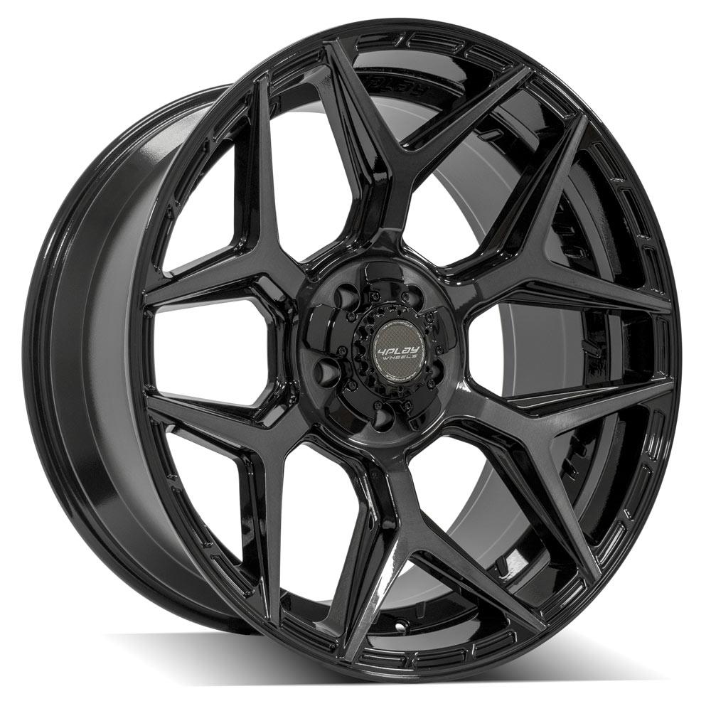 4PLAY Gen3 4P06 22x10 5x5" & 5x5.5" -18et in Brushed Black