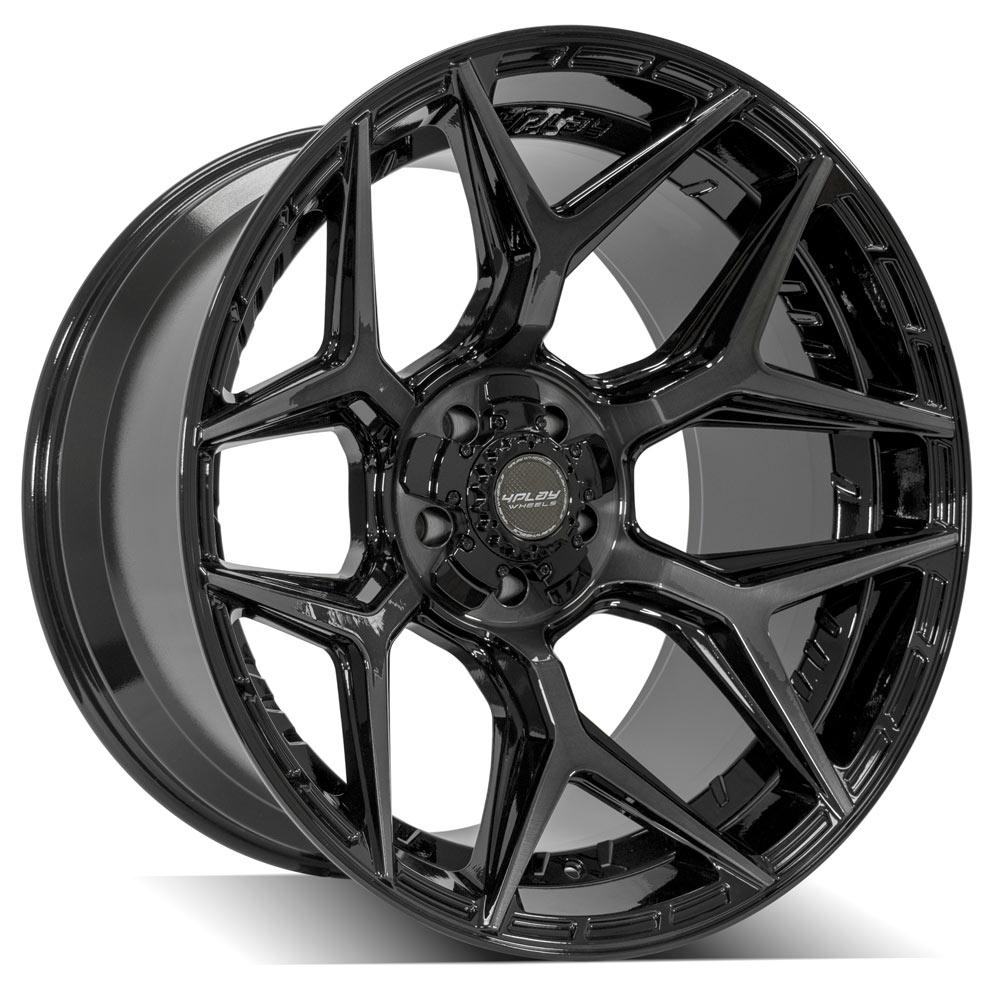 4PLAY Gen3 4P06 22x12 5x5" & 5x5.5" -44et in Brushed Black