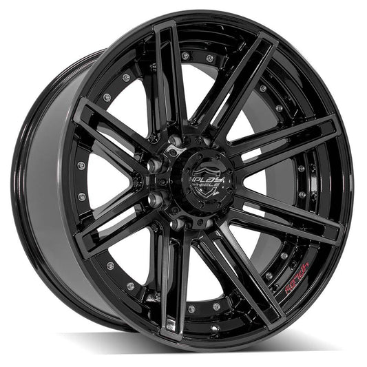 4PLAY Gen2 4P08 22x10 8x6.5" -24et in Brushed Black