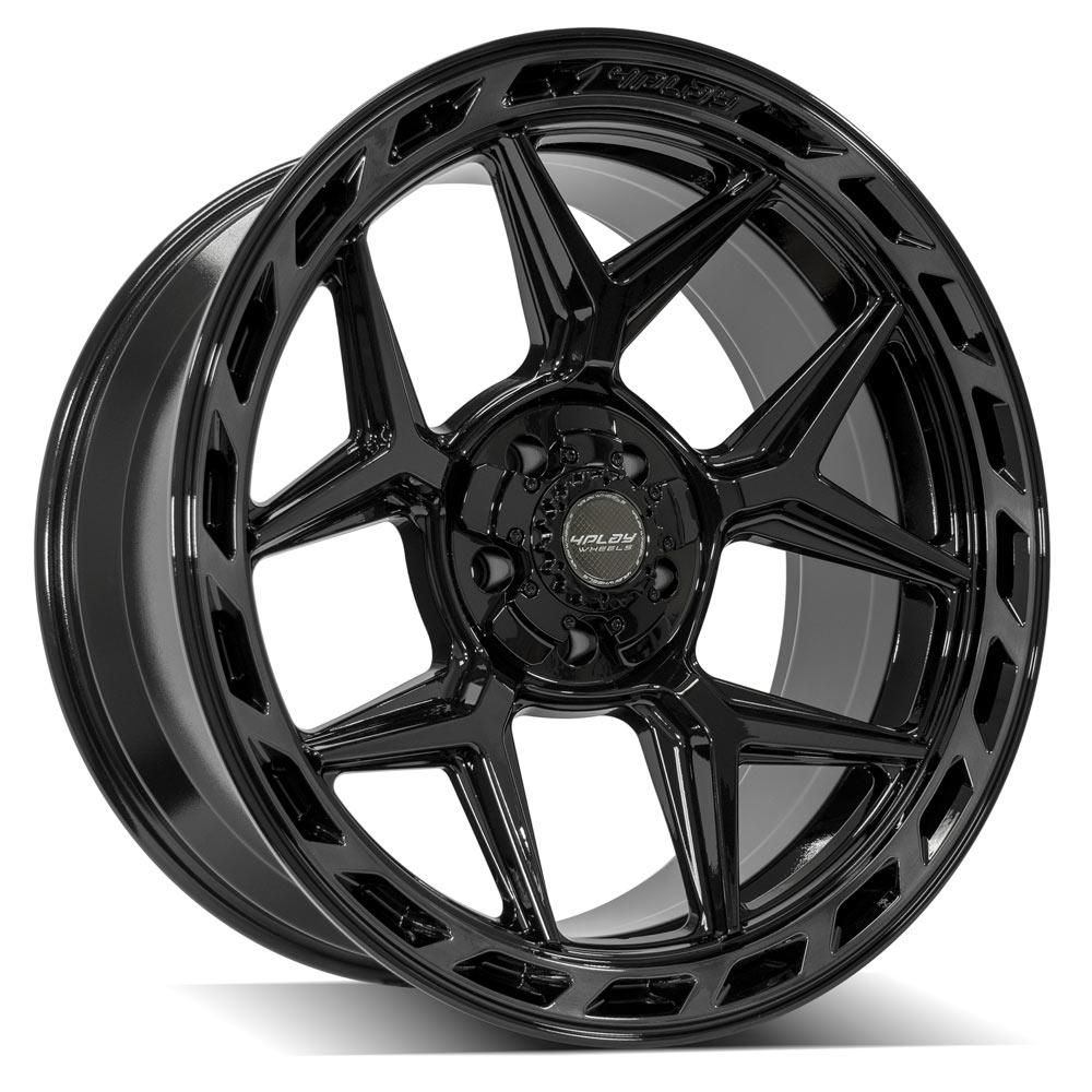 4PLAY Gen3 4P55 22x10 5x5" & 5x5.5" -18et in Brushed Black