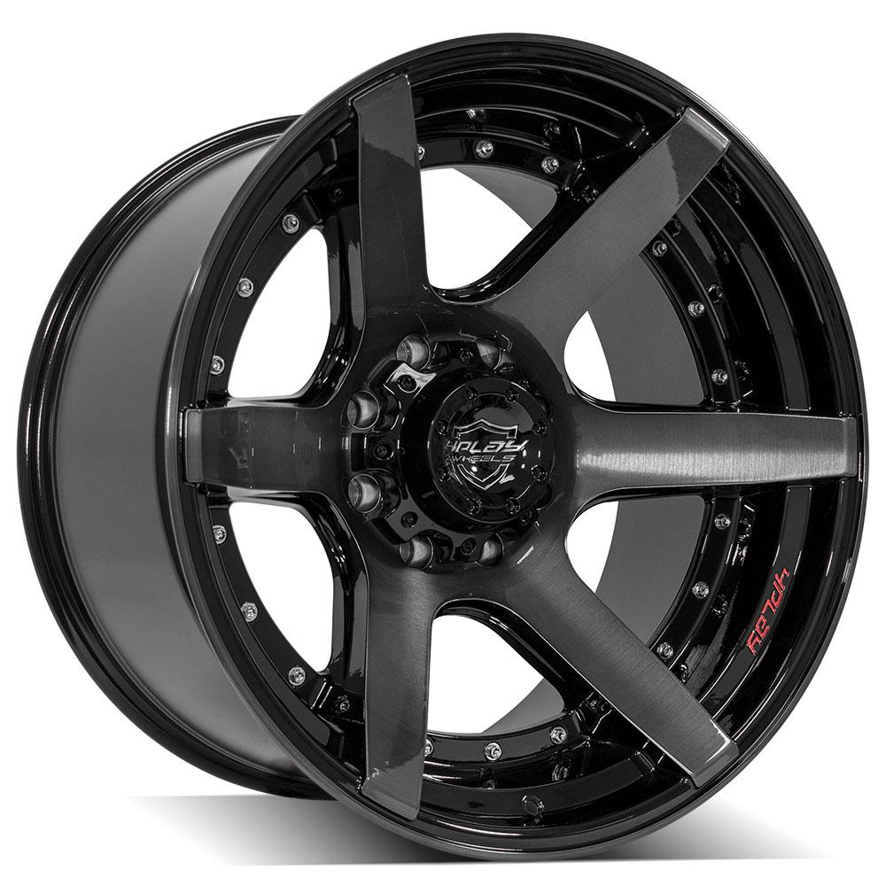 4PLAY Gen2 4P60 22x12 8x170mm -44et in Brushed Black