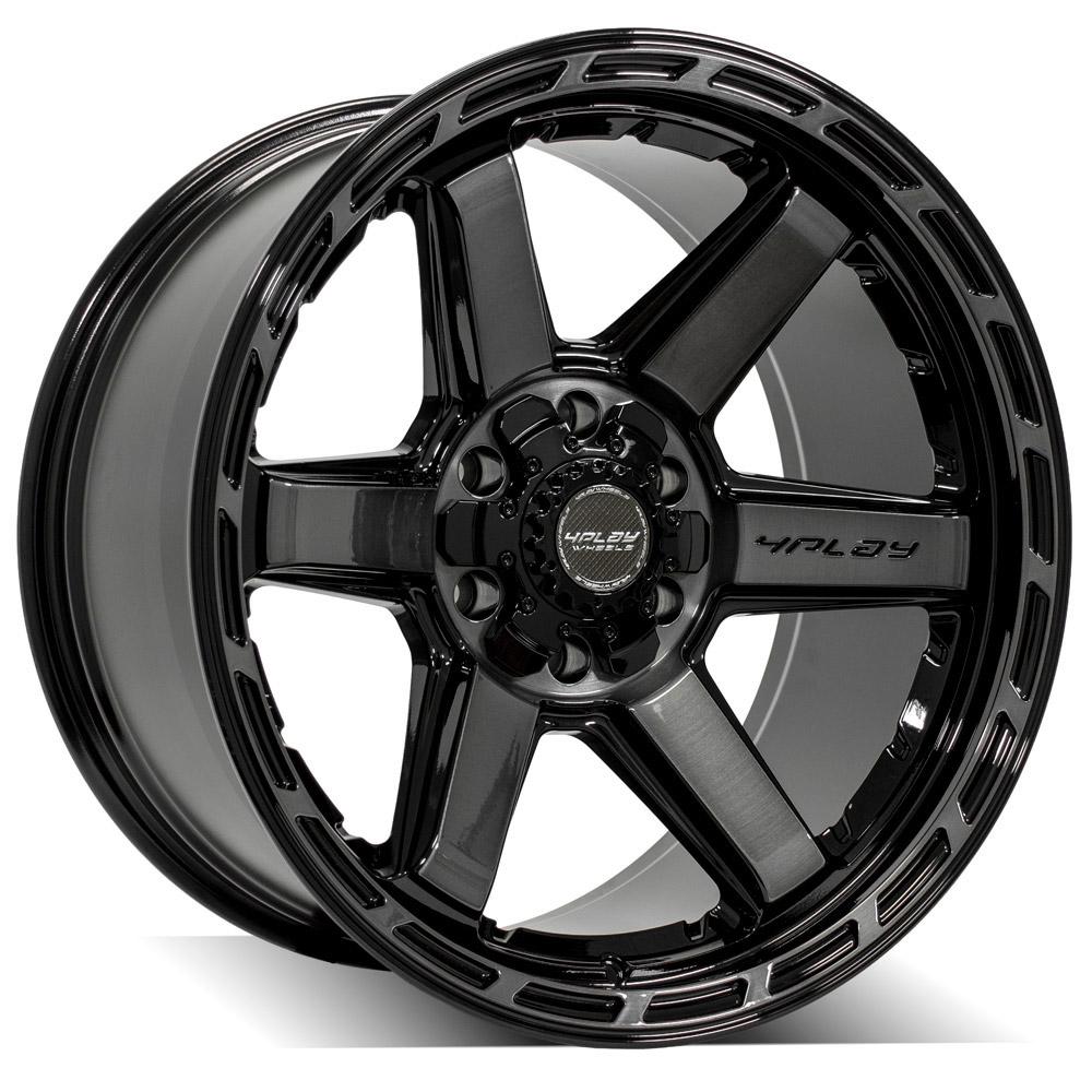 4PLAY Gen3 4P63 20x10 6x135mm & 6x5.5" -18et in Brushed Black