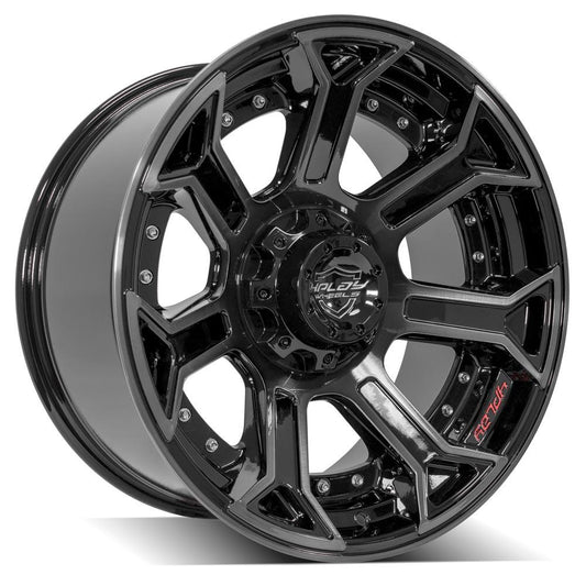 4PLAY Gen2 4P70 20x10 5x5" & 5x5.5" -24et in Brushed Black