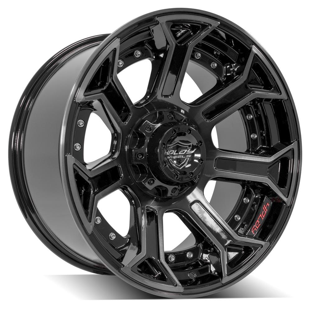 4PLAY Gen2 4P70 20x10 6x135mm & 6x5.5" -18et in Brushed Black