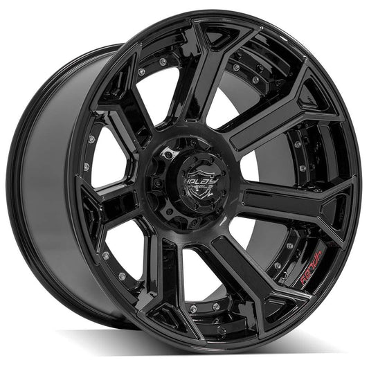 4PLAY Gen2 4P70 22x12 5x5" & 5x5.5" -44et in Brushed Black