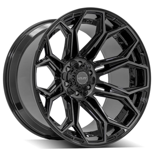 4PLAY Gen3 4P83 22x12 6x135mm & 6x5.5" -44et in Brushed Black