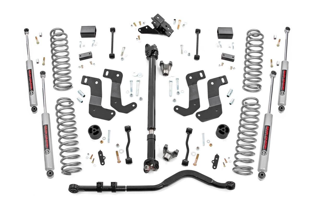 3.5 Inch Lift Kit | C/A Drop | FR D/S | Jeep Wrangler JL 4WD (2024)