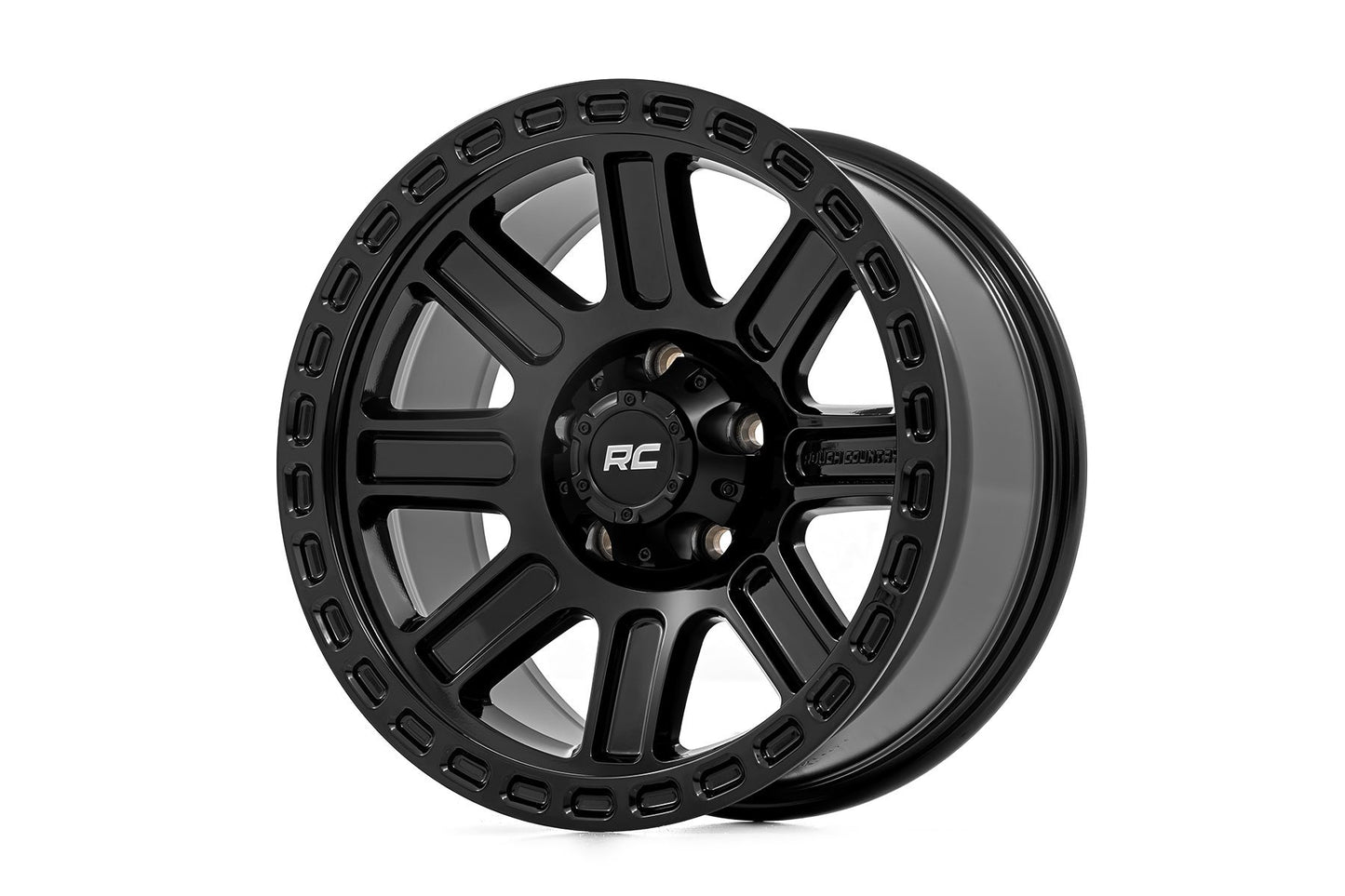 Rough Country 84 Series Wheel | Gloss Black | 17x8.5 | 6x5.5 | +0mm