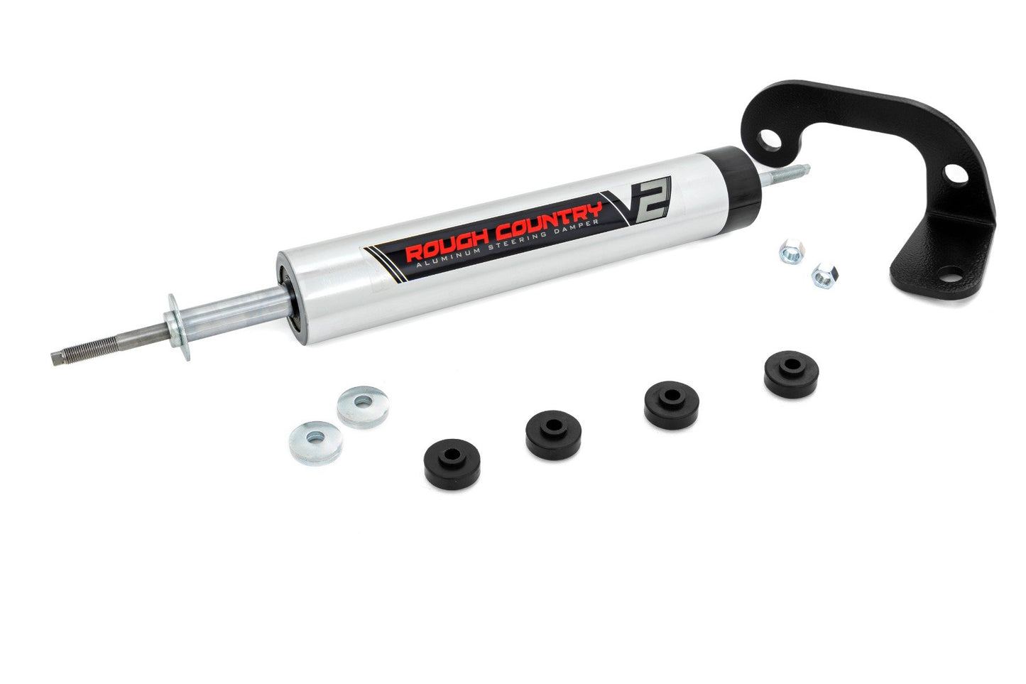 V2 Steering Stabilizer | 8-lug Only | 6 Inch Lift | Chevy C2500/K2500 C3500/K3500 Truck (88-00)