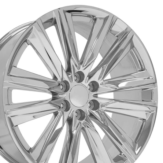 24" Replica CA91 fits Cadillac Escalade 24x10 Chrome