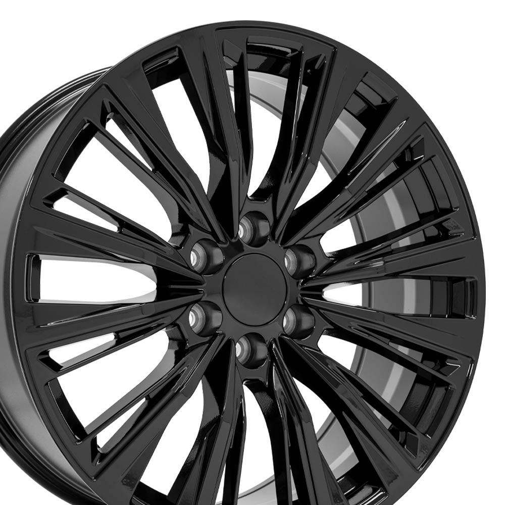 22" Replica CA93 fits Cadillac Escalade 22x9 Gloss Black