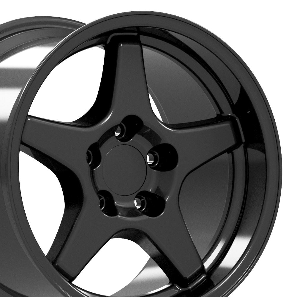 17"" Replica CV01 fits Chevrolet Corvette ZR1 17x11 Gloss Black