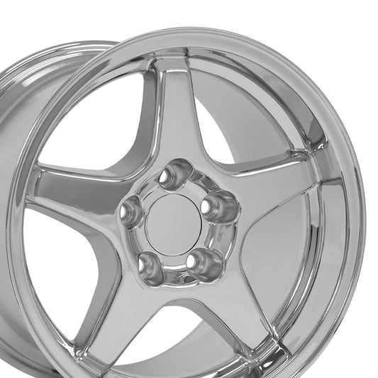 17" Replica CV01 fits Chevrolet Corvette ZR1 17x11 Chrome