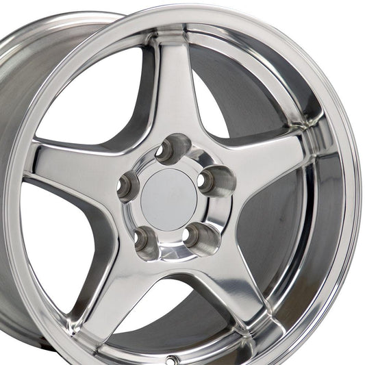 17" Replica CV01 fits Chevrolet Corvette ZR1 17x11 Polished