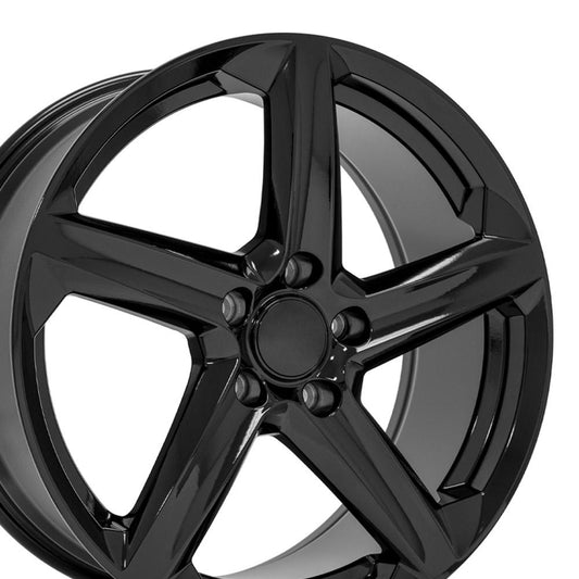 19" Replica CV02D fits Chevrolet C8 Corvette 19x8.5 Gloss Black