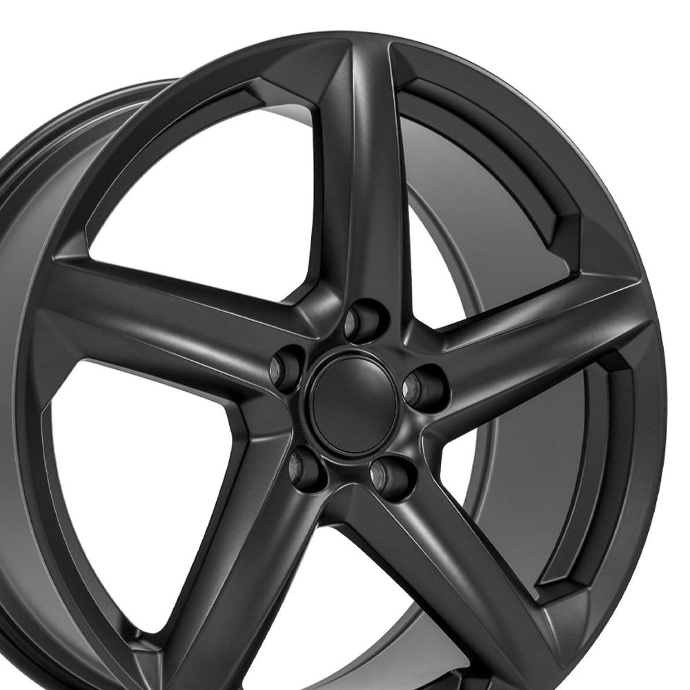 19" Replica CV02D fits Chevrolet C8 Corvette 19x8.5 Satin Black