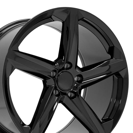 20" Replica CV02D fits Chevrolet C8 Corvette 20x11 Gloss Black