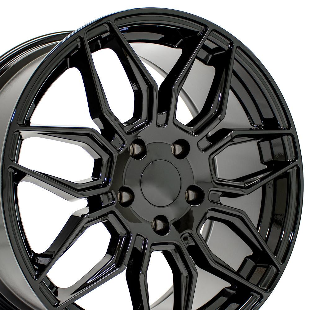 18" Replica CV03C fits Chevrolet C7 Corvette 18x8.5 Gloss Black