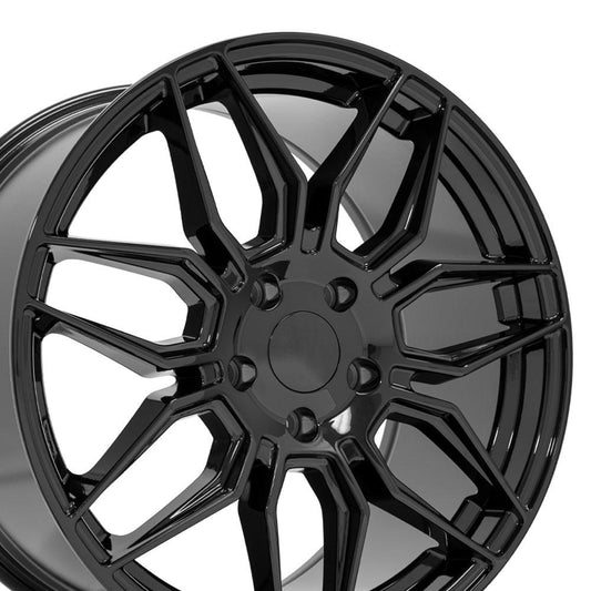 19" Replica CV03C fits Chevrolet C7 Corvette 19x10 Gloss Black