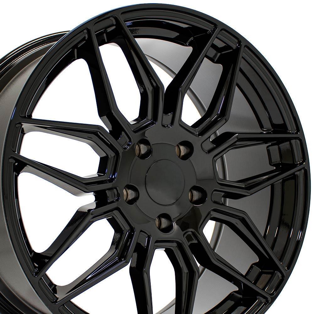 19" Replica CV03D fits Chevrolet C8 Corvette 19x8.5 Gloss Black