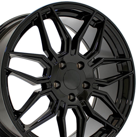 19" Replica CV03D fits Chevrolet C8 Corvette 19x8.5 Gloss Black