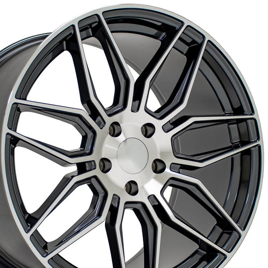 20" Replica CV03D fits Chevrolet C8 Corvette 20x11 Gunmetal Machined