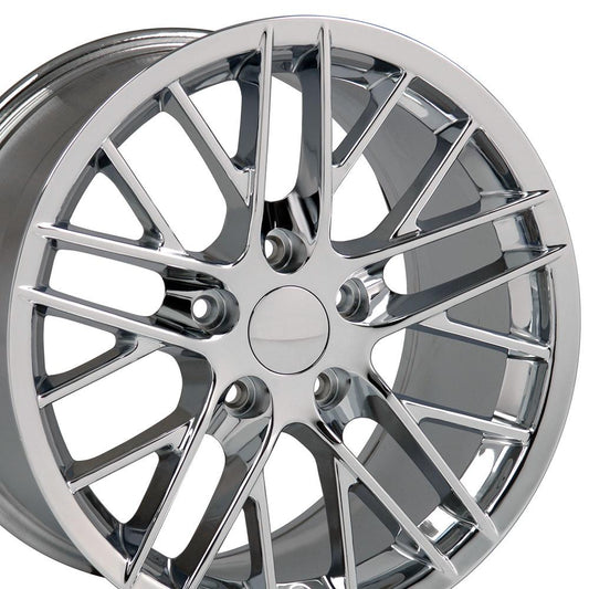 18" Replica CV08B fits Chevrolet Corvette C6 ZR1 18x8.5 Chrome