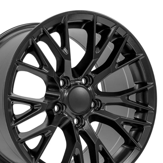 17" Replica CV22 fits Chevrolet Corvette C7 Z06 17x9.5 Black