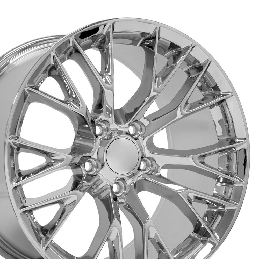 18" Replica CV22 fits Chevrolet Corvette C7 Z06 18x10.5 Chrome