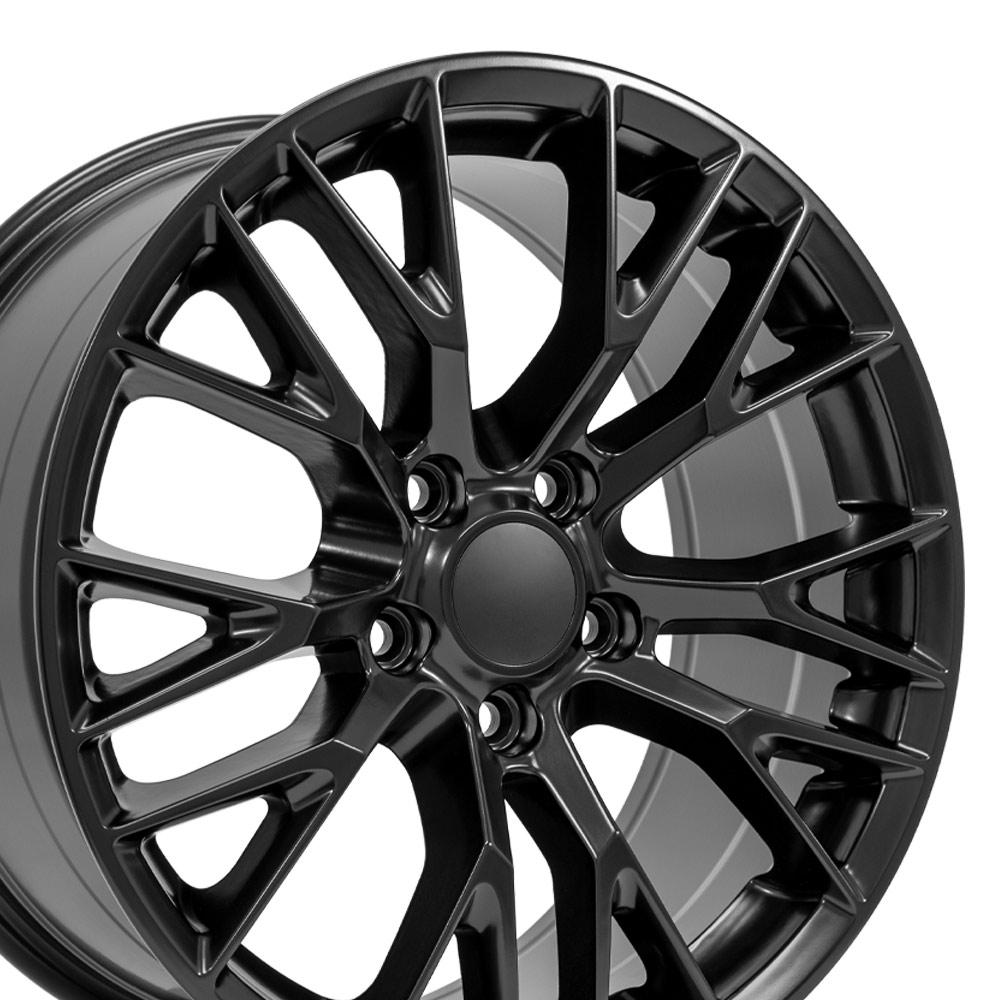 18" Replica CV22 fits Chevrolet Corvette C7 Z06 18x8.5 Black