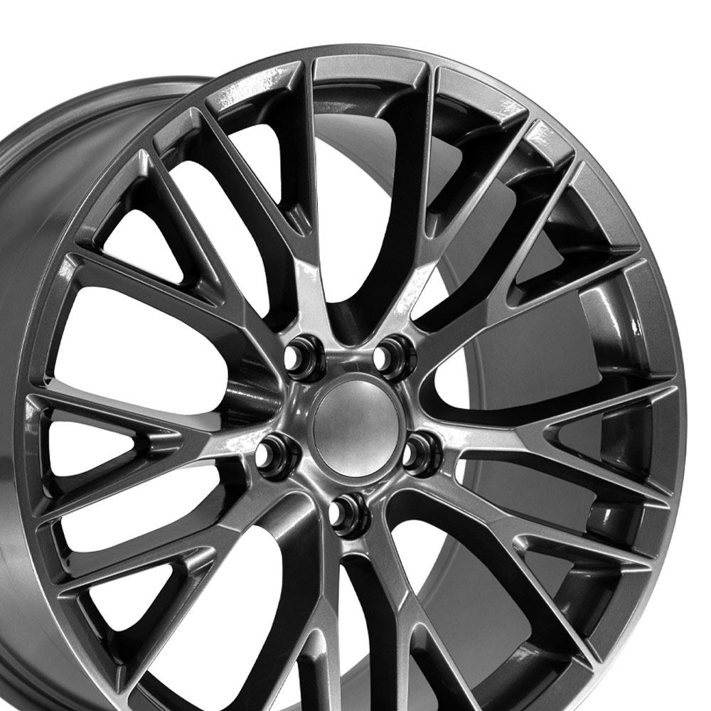 19" Replica CV22 fits Chevrolet Corvette C7 Z06 19x10 Gunmetal