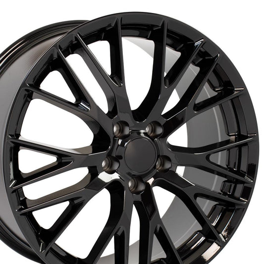 20" Replica CV22 fits Chevrolet Corvette C7 Z06 20x10 Black