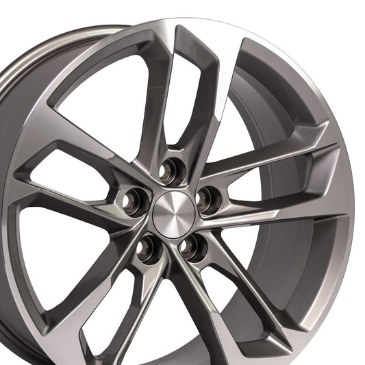 20" Replica CV29 fits Chevrolet Camaro 20x9.5 Gunmetal Mach'd