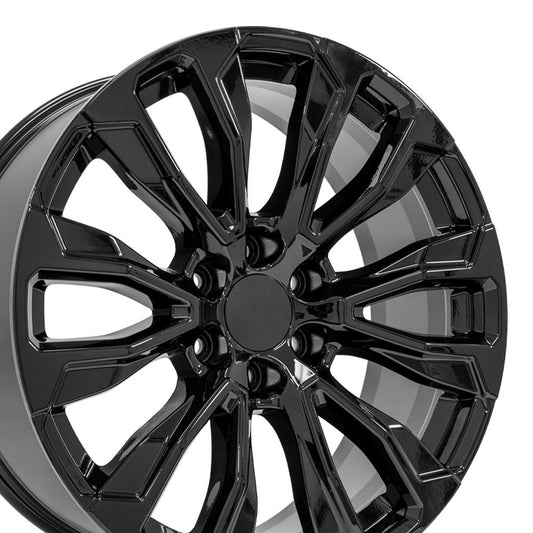 22" Replica CV30 fits GMC Yukon 1500 22x9 Gloss Black