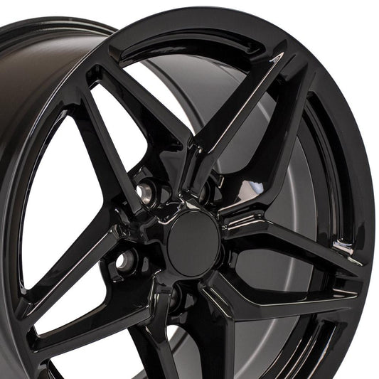 17" Replica CV31 fits Chevrolet Corvette C7 ZR1 17x9.5 Black