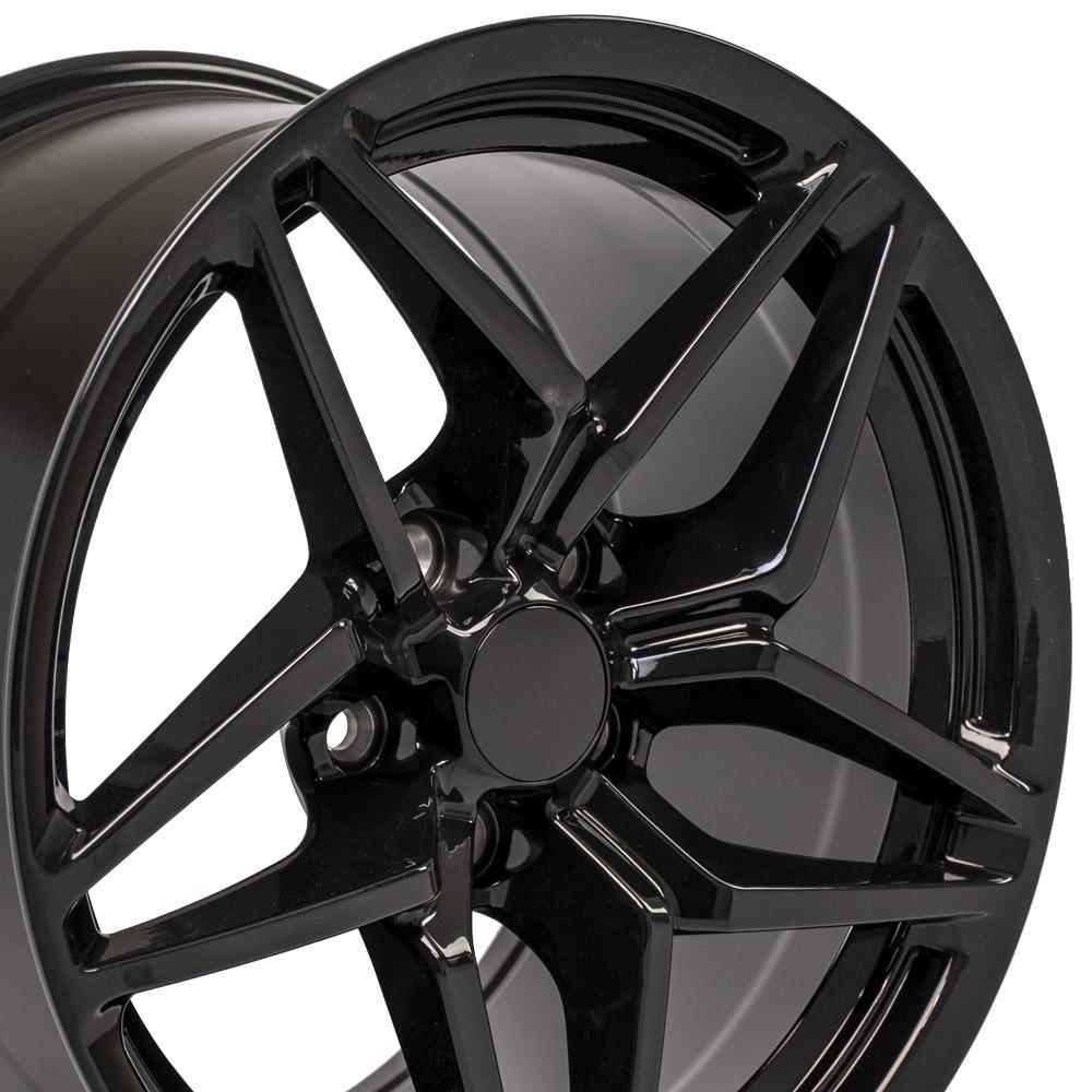 18" Replica CV31 fits Chevrolet Corvette C7 ZR1 18x10.5 Black