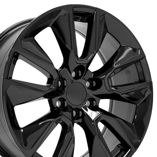 22" Replica CV32 fits Chevrolet Silverado 1500 22x9 Black