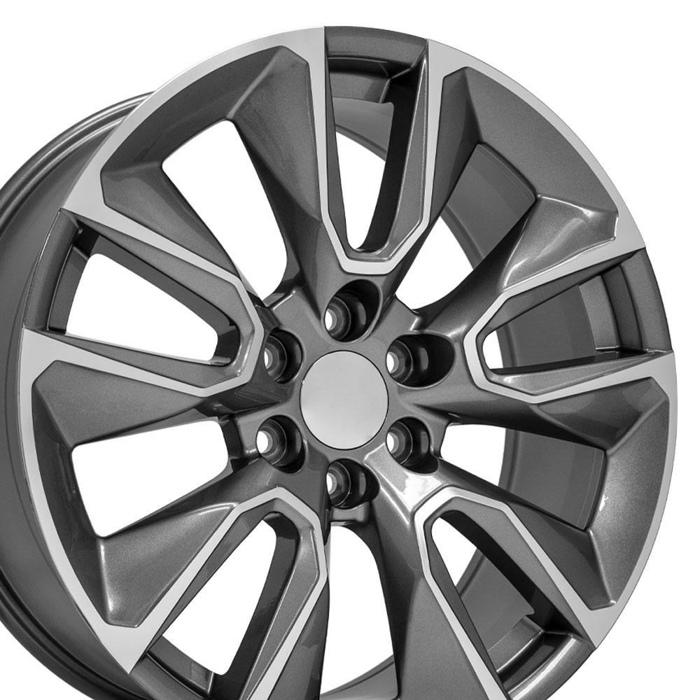 22" Replica CV32 fits Chevrolet Silverado 1500 22x9 Gunmetal