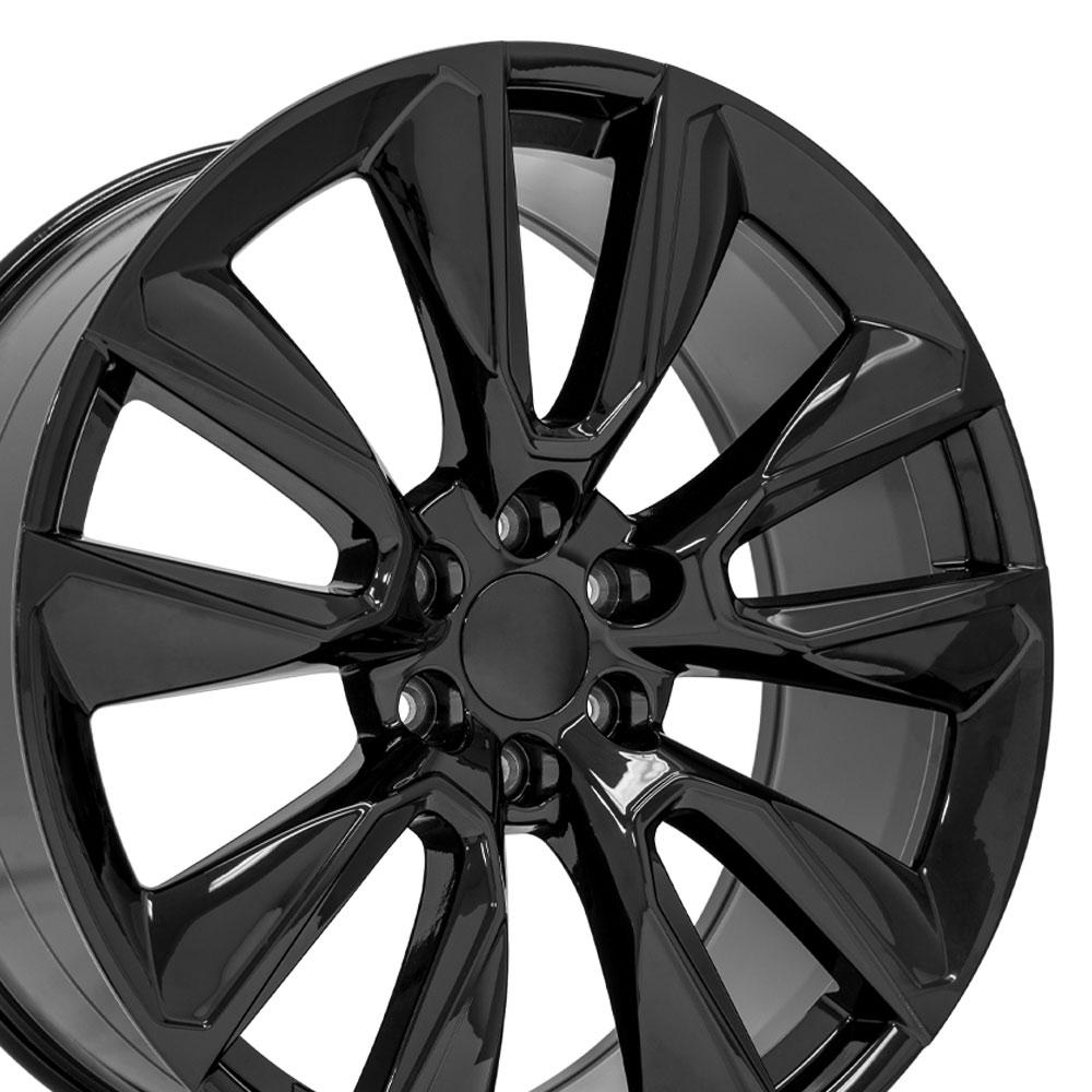 24" Replica CV32 fits Chevrolet Silverado 1500 24x10 Black