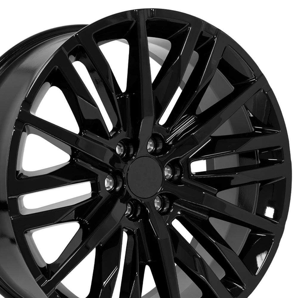 24" Replica CV33 fits GMC Sierra 1500 24x10 Gloss Black