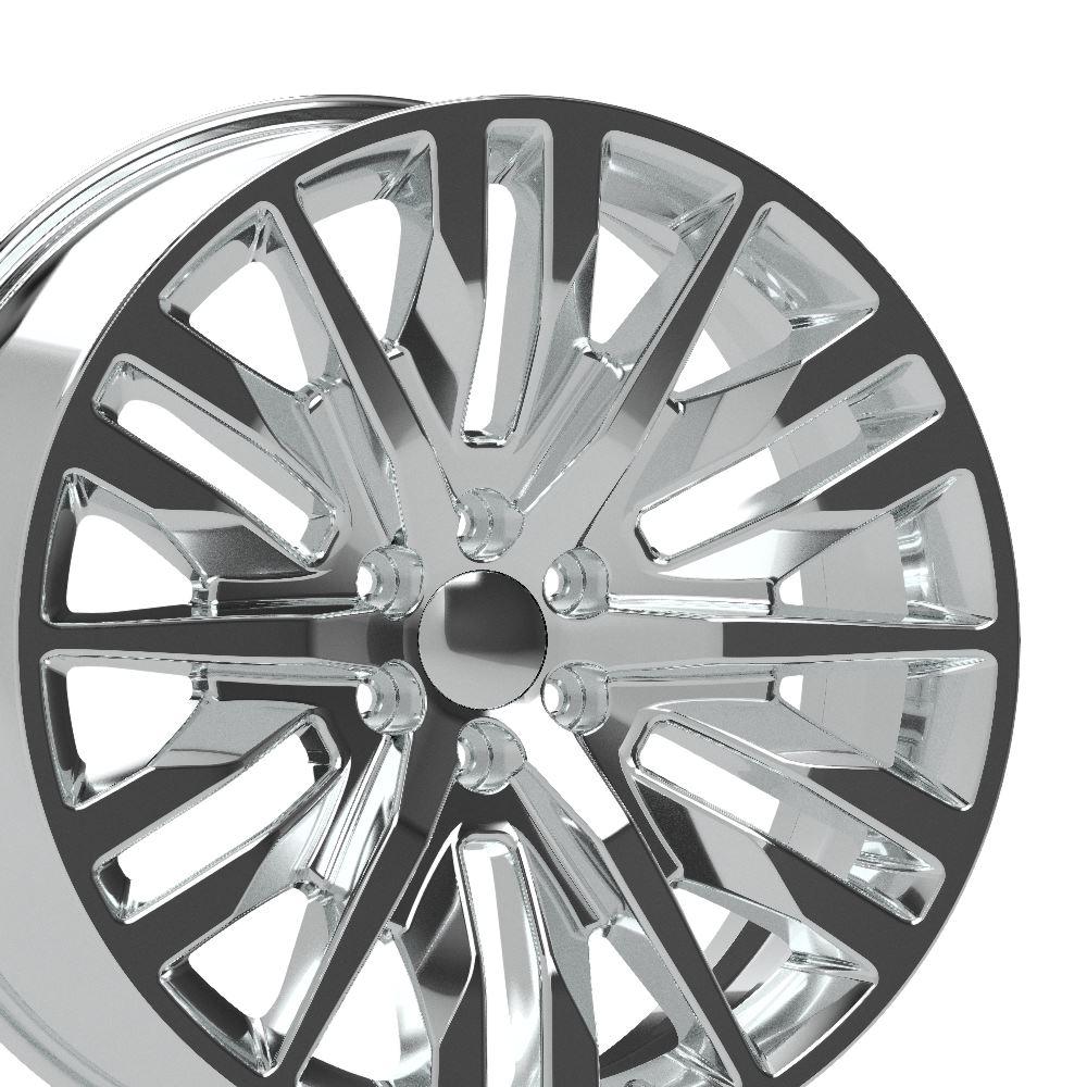 24" Replica CV33 fits GMC Sierra 1500 24x10 Chrome