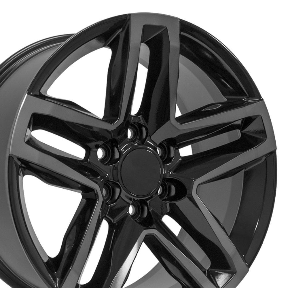 20" Replica CV34B 20x9 Black Machined with Tinted Clear