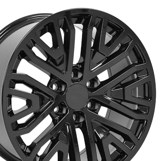 20" Replica CV37 fits GMC Sierra 1500 20x9 Gloss Black