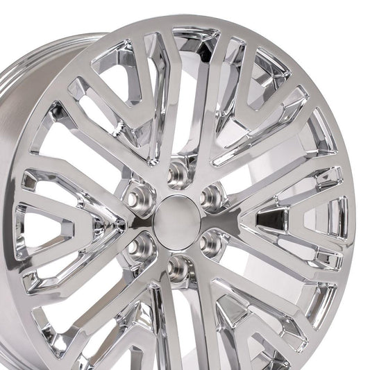 22" Replica CV37 fits GMC Sierra 22x9 Chrome