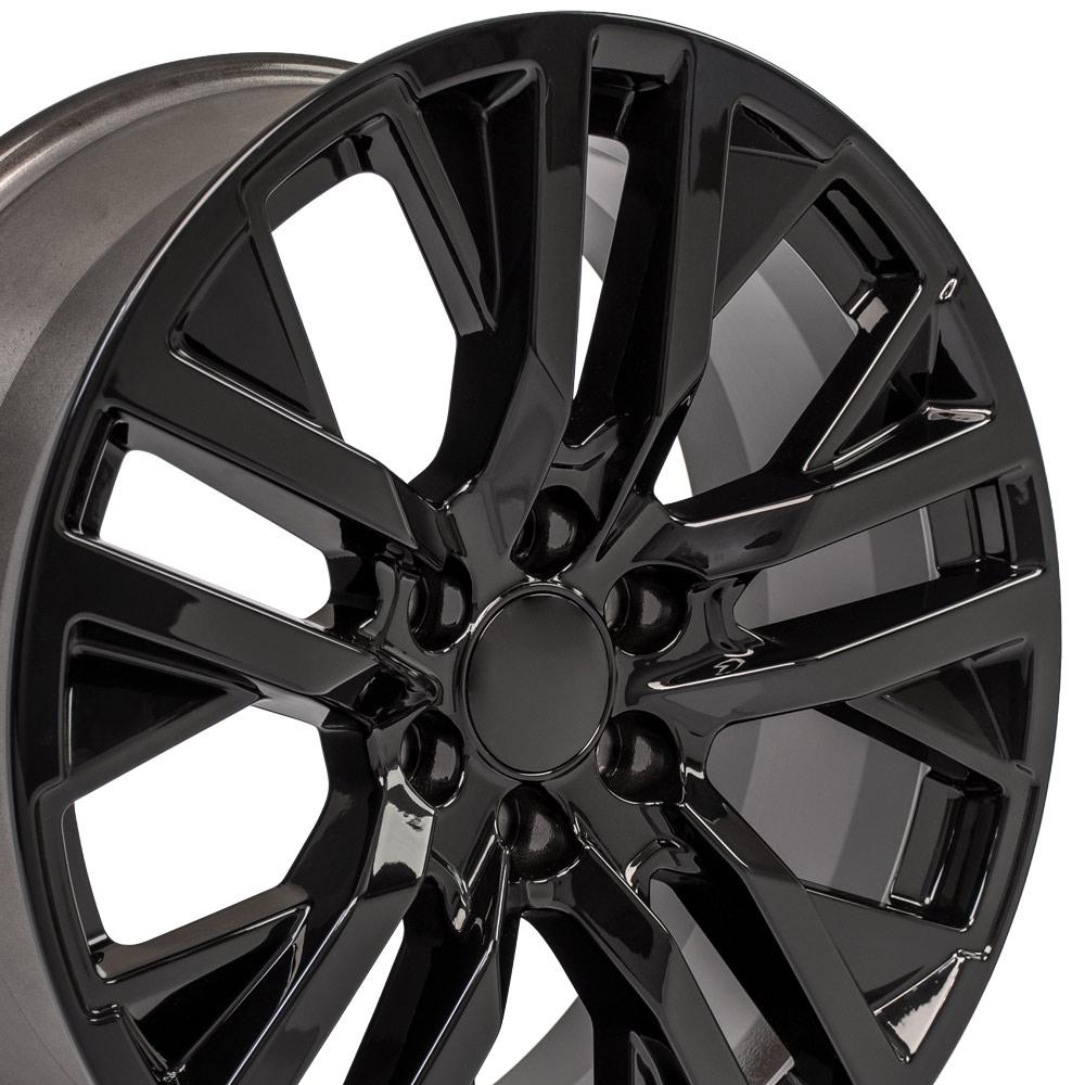 22" Replica CV38 fits GMC Sierra 22x9 Black