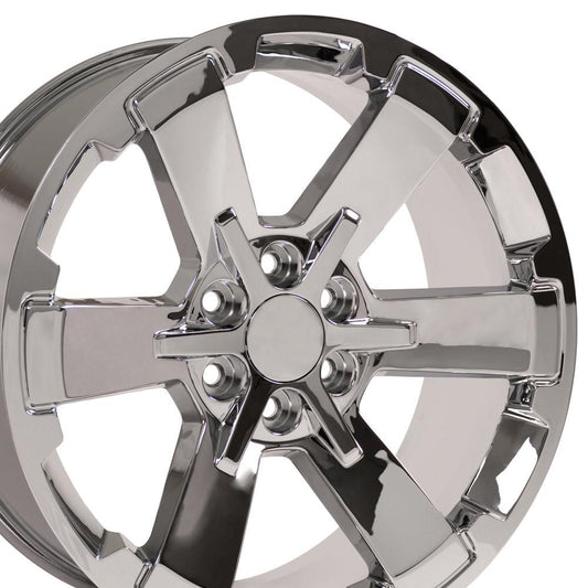 22" Replica CV41B fits Chevy Silverado Rally 22x9 Chrome