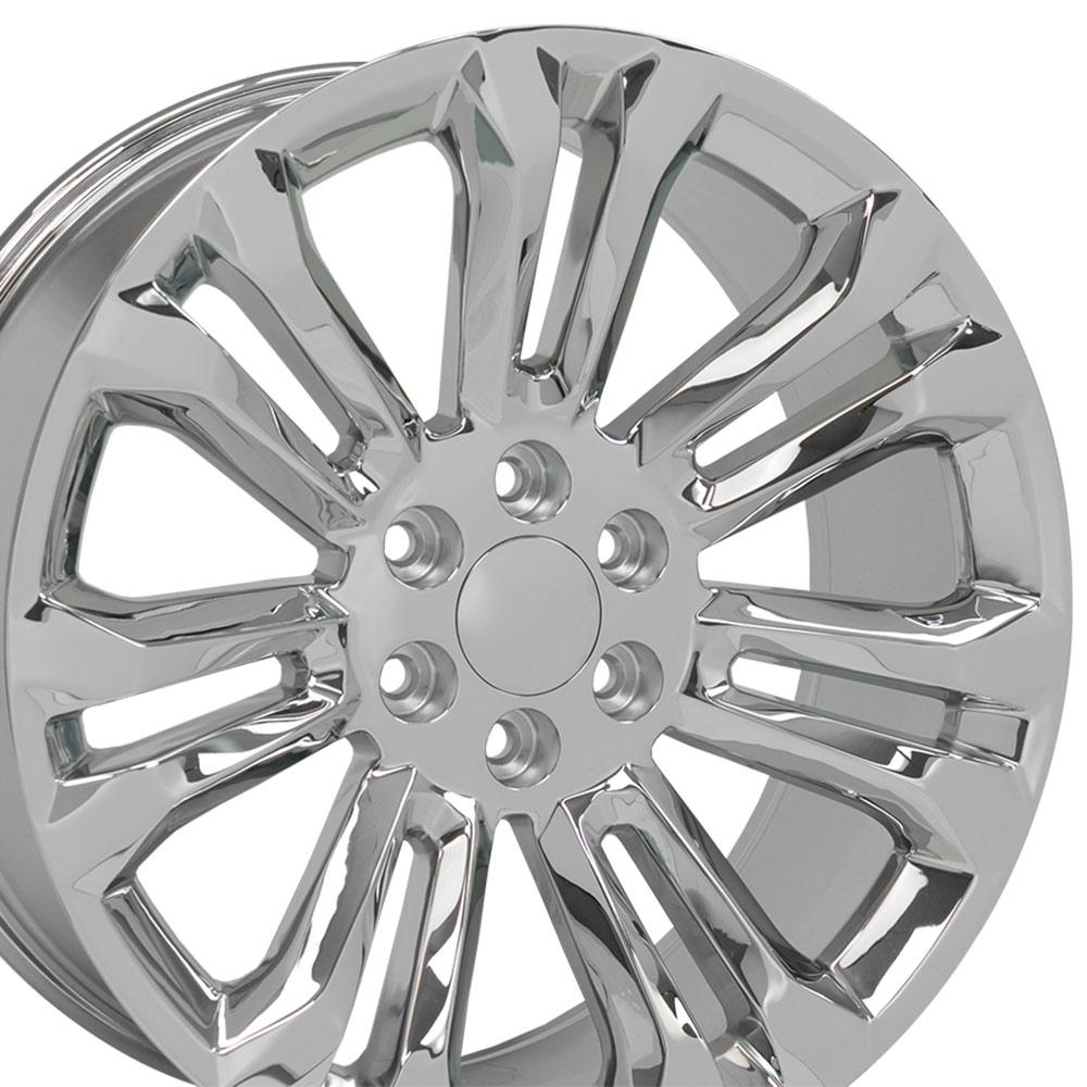 22" Replica CV43 fits Chevrolet Silverado 22x9 Chrome